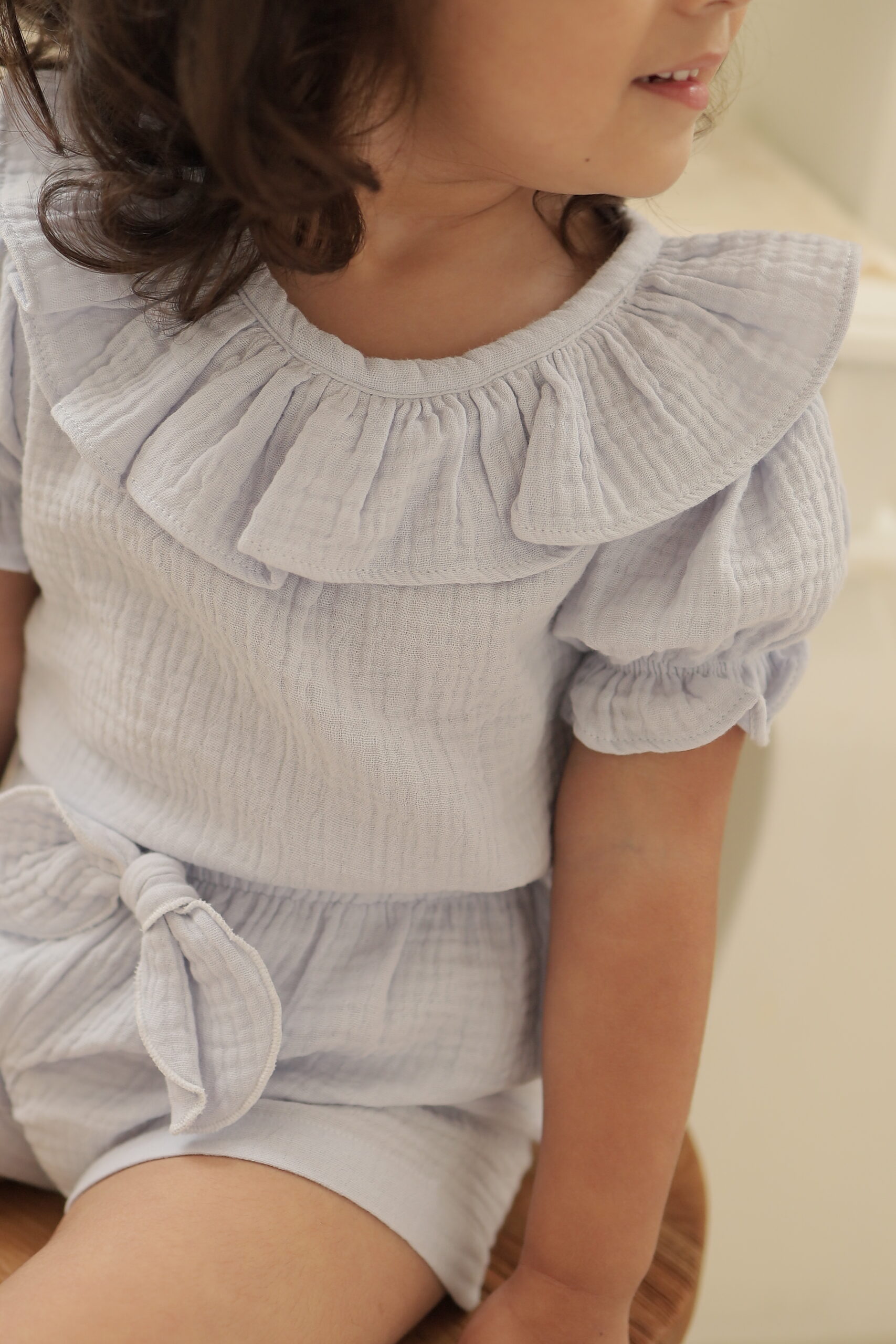 Dedehappy Setelan Baju Anak Perempuan Anti Iritasi Cotton Muslin Premium - Gambar 10